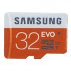 Genuine Samsung Cartão de memória Micro SD / TF - Preto + Laranja (32GB / Class 10)