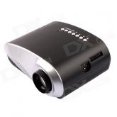 RD-802 24W LED HD Início Mini Projector w / HDMI / VGA / Controle Remoto USB + - Black (Plug UE)
