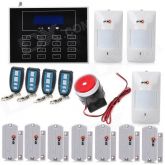 Sistema de alarme DP-60 GSM Home w / Wireless sensor de porta / janela Sensor / Sensor de movimento