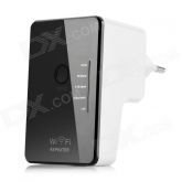 Dual-band 2,4 / 5GHz 300Mbps Wireless AP Wi- Fi Repeater - Black + White ( UE Plug )