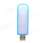 1.2 w USB portátil Mini LED Lâmpada de luz branca 5000K 5lm - azul
