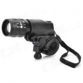 Flood-a-lance Zooming 150lm 3-Mode LED Bike Light w / Cree P4-WC / Mount (3 * AAA)