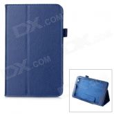 Capa de couro protetora PU Flip-aberto w / titular + Auto Sleep para Acer Iconia 8 (B1-810) - azul
