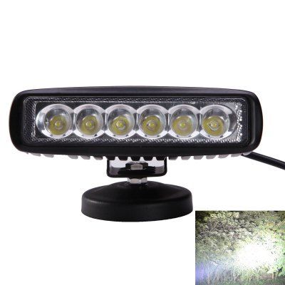 18W 1170lm Branco Luz LED Spot feixe Car Modification Luz  -  PRETO