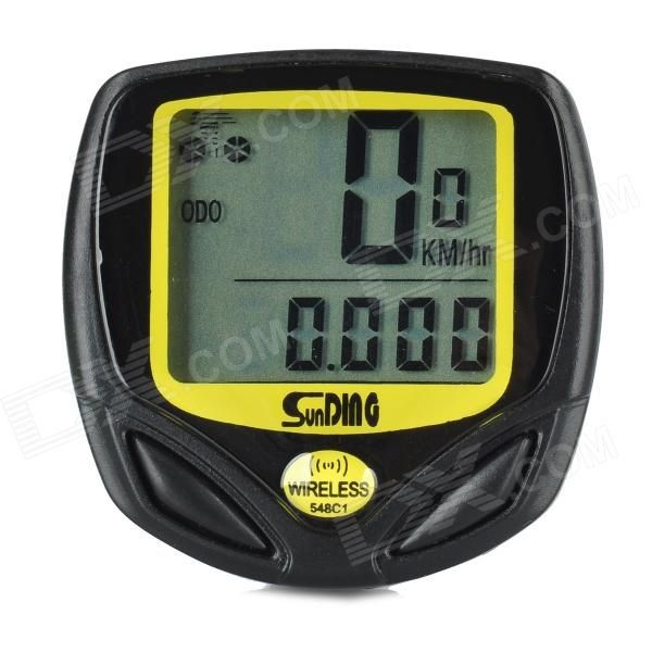 SUNDING SD-548C1 1.5 "LCD computador com velocímetro digital impermeável sem fio para bicicleta (1 x