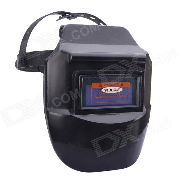 NEJE Solar Auto Escurecimento UV / IR proteção capacete de soldagem Goggles - Preto