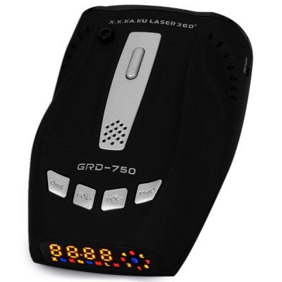 GRD - Detector Radar Kit Sistema de alarme 750 completa Banda Car Laser com Digial Display LED - Ing