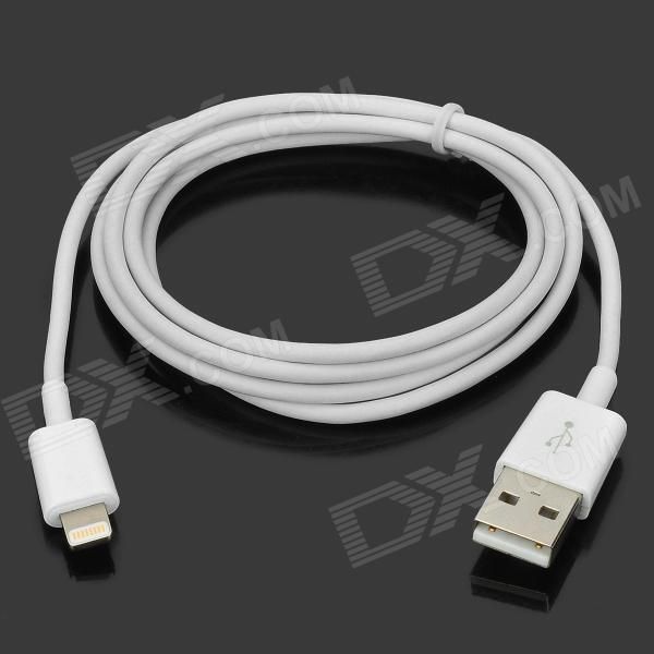 MFi Huntkey 8-Pin Relâmpago Masculino Cabo USB 2.0 Masculino para o iPhone 6 / iPad / iPod - Branco