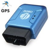 Rastreador TK206 Car OBDII interface GPS GPRS  -  AZUL - com Alram Over-velocidade
