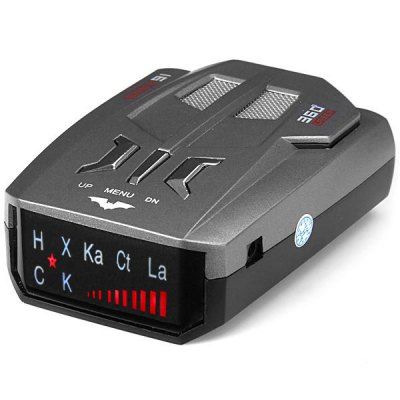 V9 16 Bandas 360 - grau Detector Radar Digitalização para Safety Car Driving (Suporte Inglês e Russo