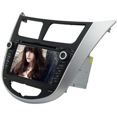 RL - 499WGNR02 7 polegadas Car DVD GPS Navigator para HYUNDAI VERNA - LCD Touch Screen / Função DVD