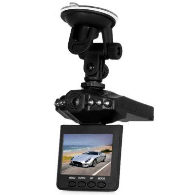 F198B de 2.5 polegadas LCD HD Car Recorder DVR com Night Vision (VGA de 600 x 480)