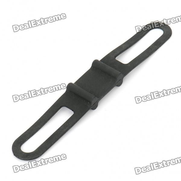 Cinta Elástica Universal para Suporte do Farol ou do Celular na Bicicleta em Silicone (Cor Aleatória