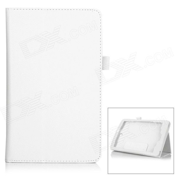 Protetor PU couro caso Flip aberto w / Stand / Auto - sono para Acer Tab8 W1-810 - branco