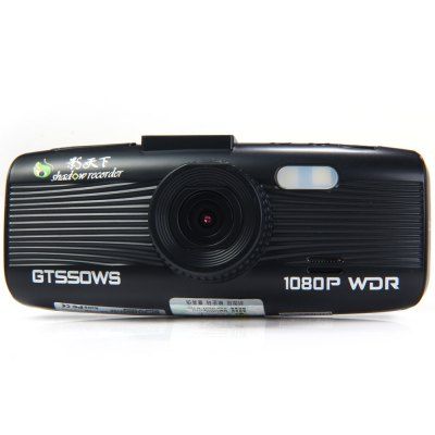 Sombra GT550WS 2,7 polegadas LCD HD 1080p carro DVR Recorder com GPS Module WDR Cartão TF Suporte