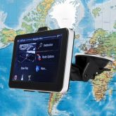 503 5 polegadas GPS Car Veículos Navigator  -  PER-INSTALADO MAP 02  PRETO - MTK921S CPU táctil GPS
