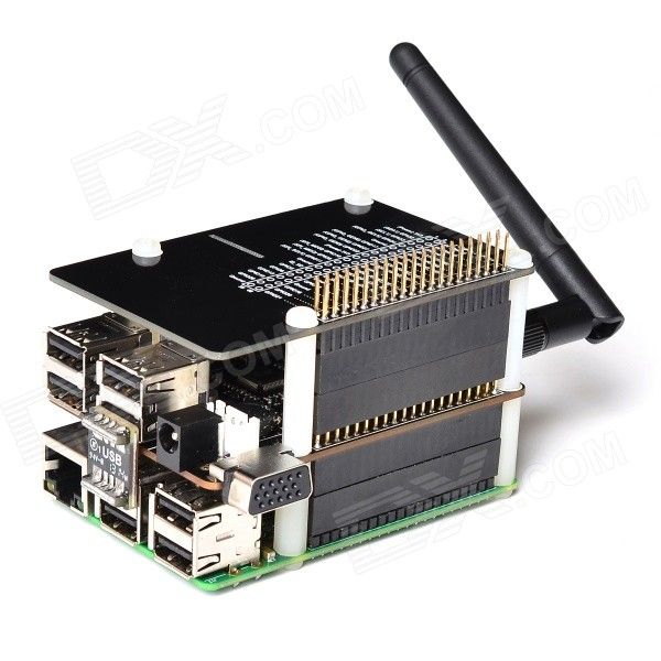 SupTronics X200ST placa de expansão + Conexão Board + Cabos + Adapter Set para Raspberry Pi B +
