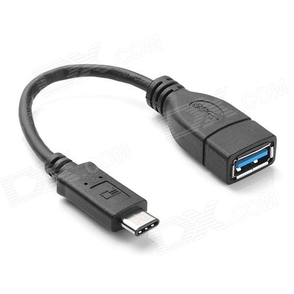 CY U3-200-BK USB 3.1 Type C Male naar USB 3.0 vrouwelijke OTG datakabel voor Tablet / mobiele telefo