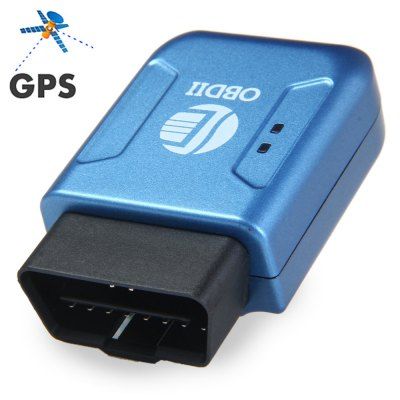Rastreador TK206 Car OBDII interface GPS GPRS - AZUL - com Alram Over-velocidade