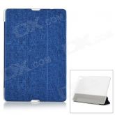 Protetor PU + plástico caso w / Stand / Auto sono para Google Nexus 9 - azul